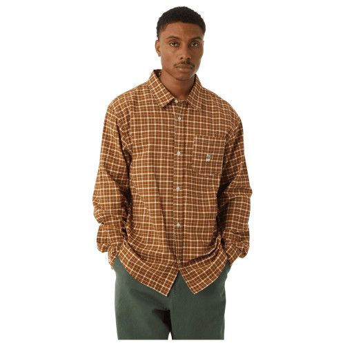 Huf Ανδρικό πουκάμισο Echo Oxford Plaid Shirt